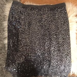 J crew sequin skirt